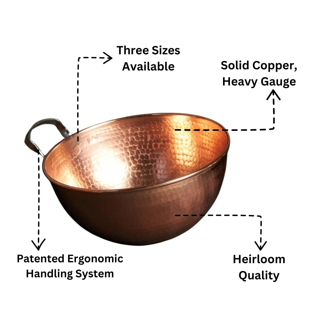 Sertodo Copper Mixing Bowls