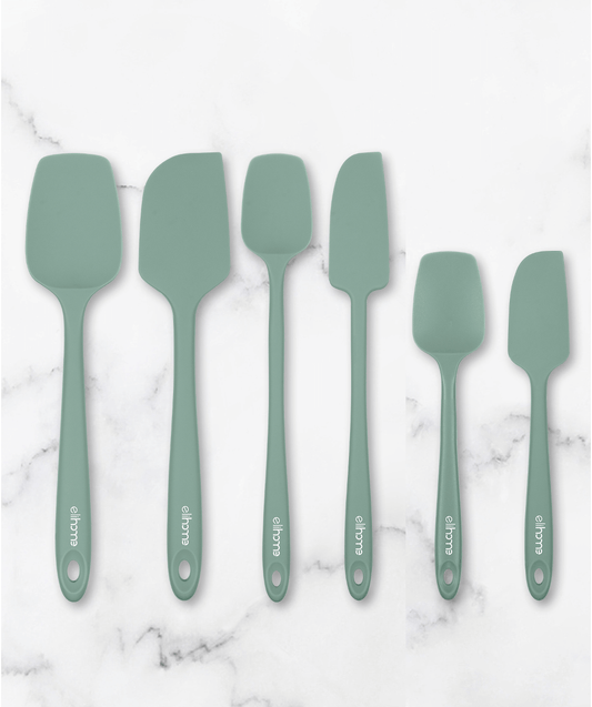 6 Piece Silicone Spatula Set